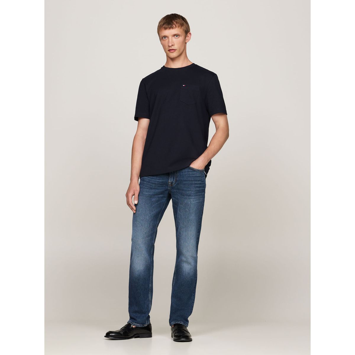 TOMMY HILFIGER - CAMISETA M/C ESSENTIAL SOLID POCKET TEE TH