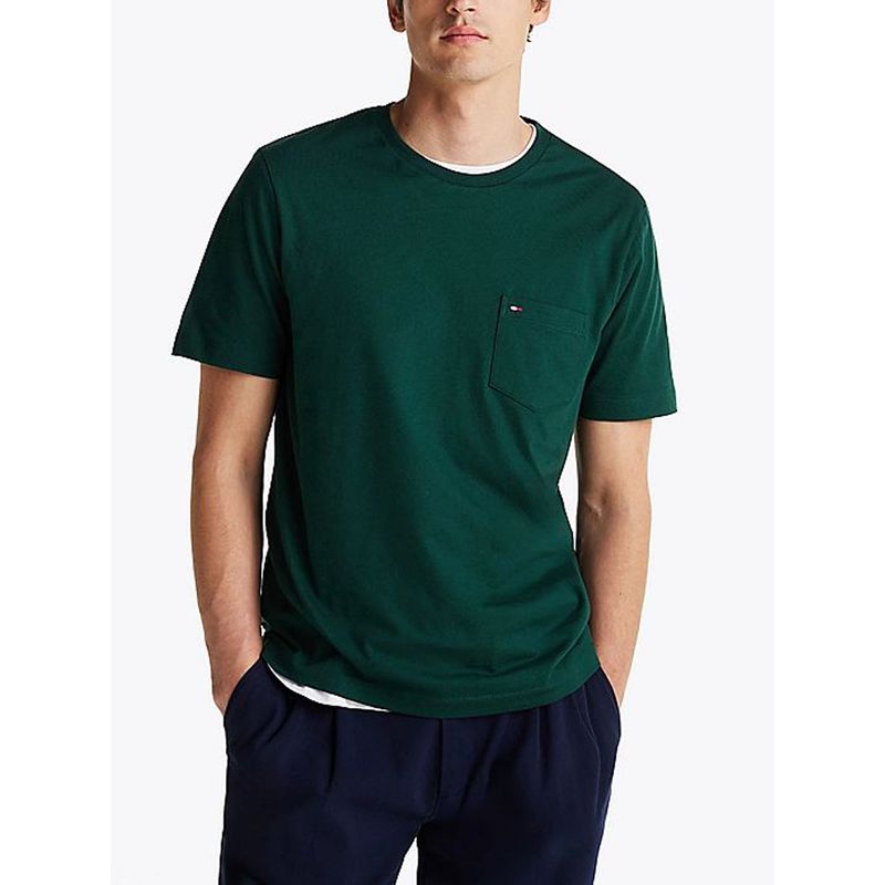 TOMMY HILFIGER - CAMISETA M/C ESSENTIAL SOLID POCKET TEE