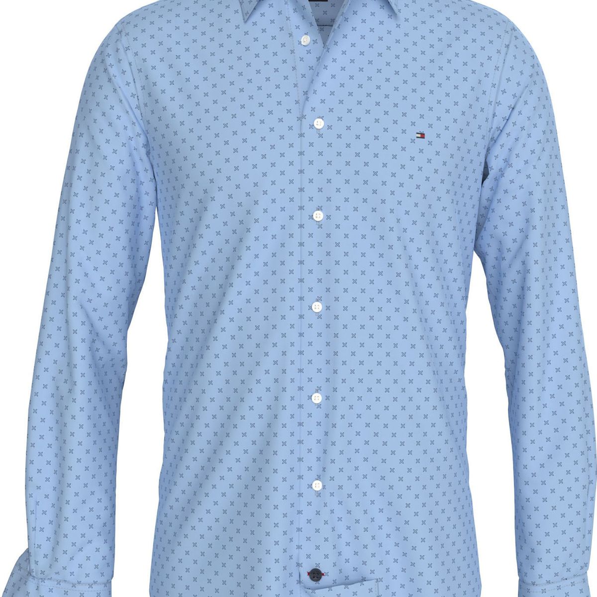 TOMMY HILFIGER - CAMISA CL W-OXFORD PRINT RF SHIRT TH