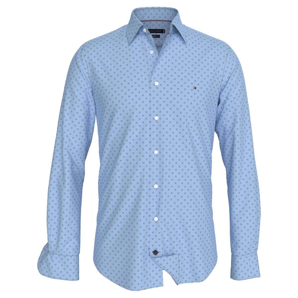 TOMMY HILFIGER - CAMISA CL W-OXFORD PRINT RF SHIRT TH