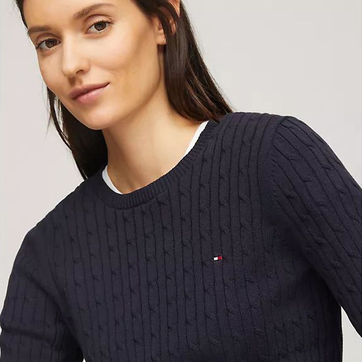 TOMMY HILFIGER - SWEATER W JENNY CABLE LS