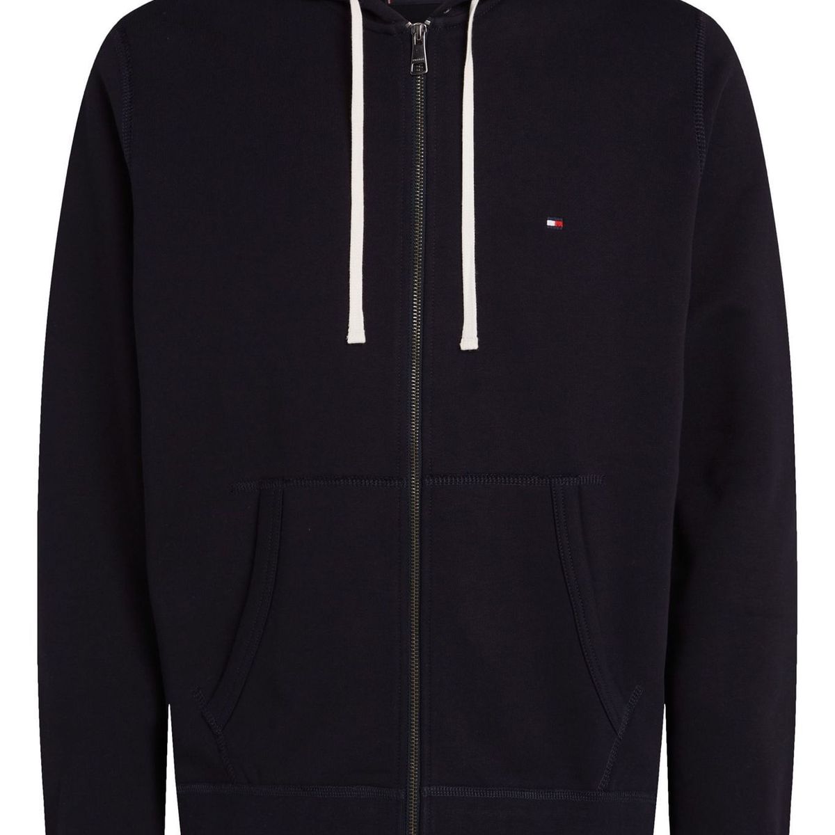 TOMMY HILFIGER - SWEATSHIRT ESSENTIAL TERRY ZIP THROUGH