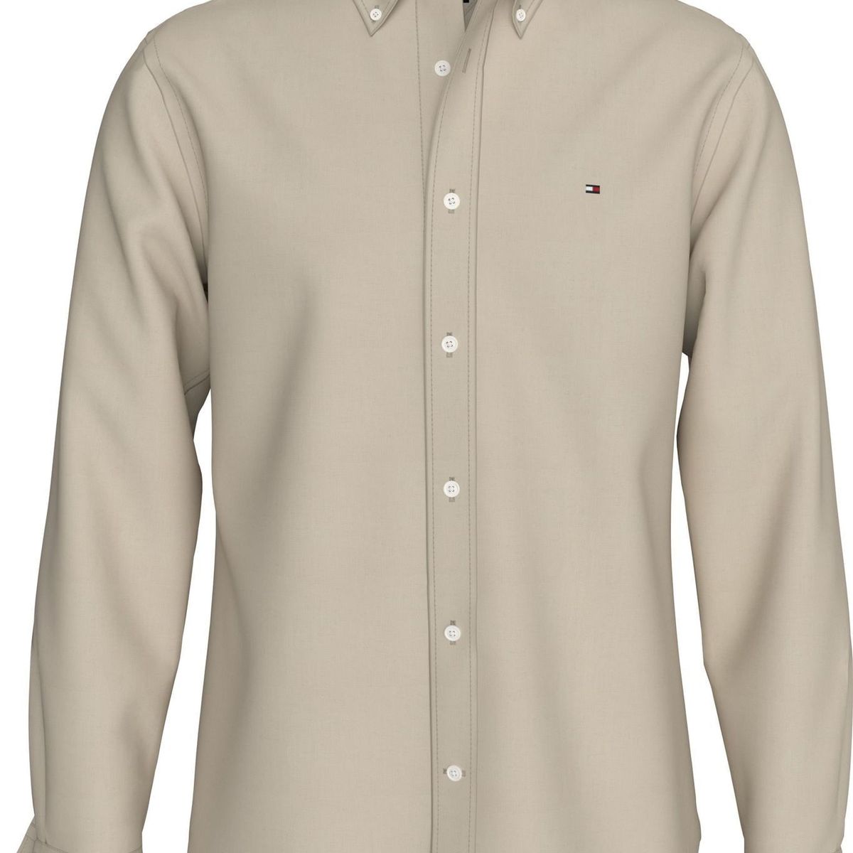 TOMMY HILFIGER - CAMISA WCC HERRINGBONE SOLID RF SHIRT TH