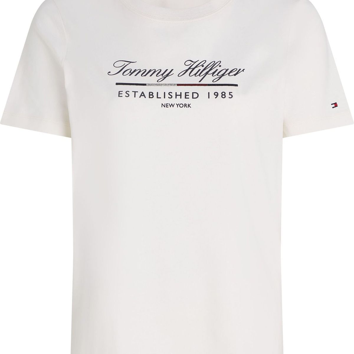 TOMMY HILFIGER - CAMISETA M/C REG SCRIPT GRAPHIC C-NK SS TH
