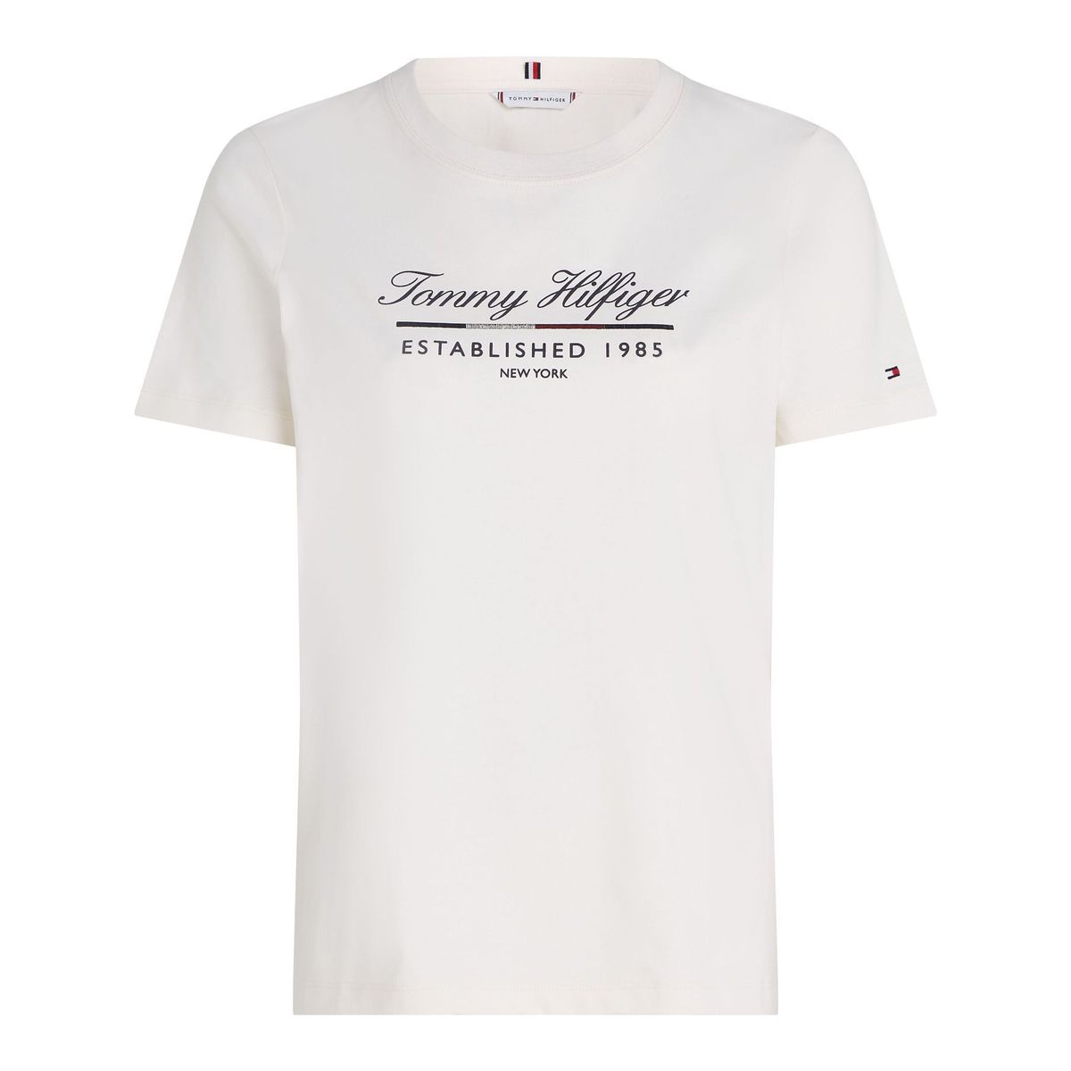 TOMMY HILFIGER - CAMISETA M/C REG SCRIPT GRAPHIC C-NK SS TH