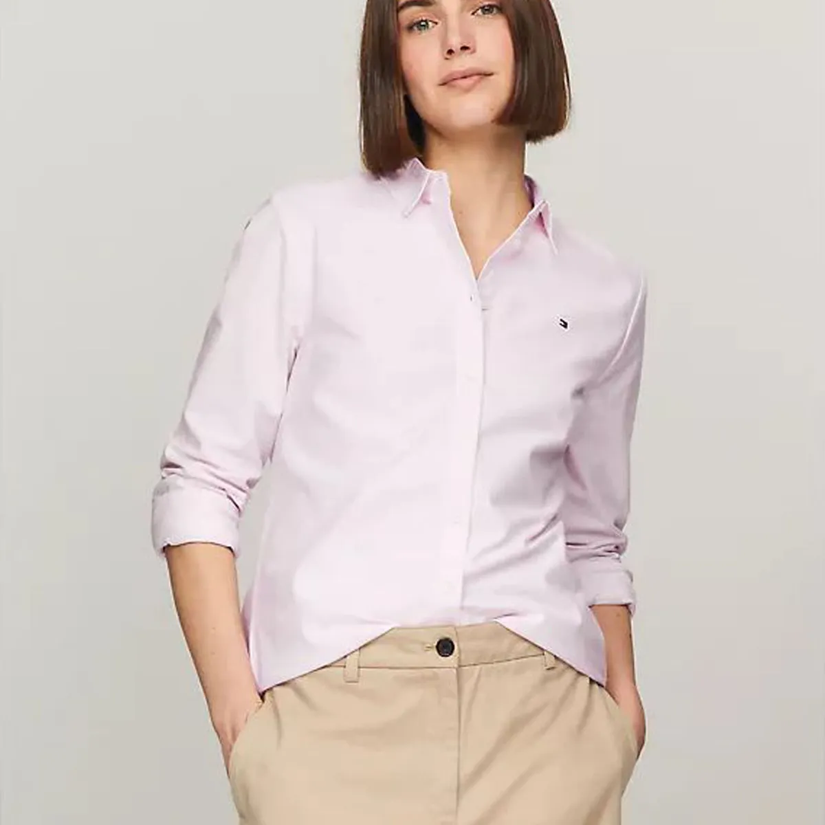 TOMMY HILFIGER - BLUSA W HERITAGE REGULAR FIT SHIRT