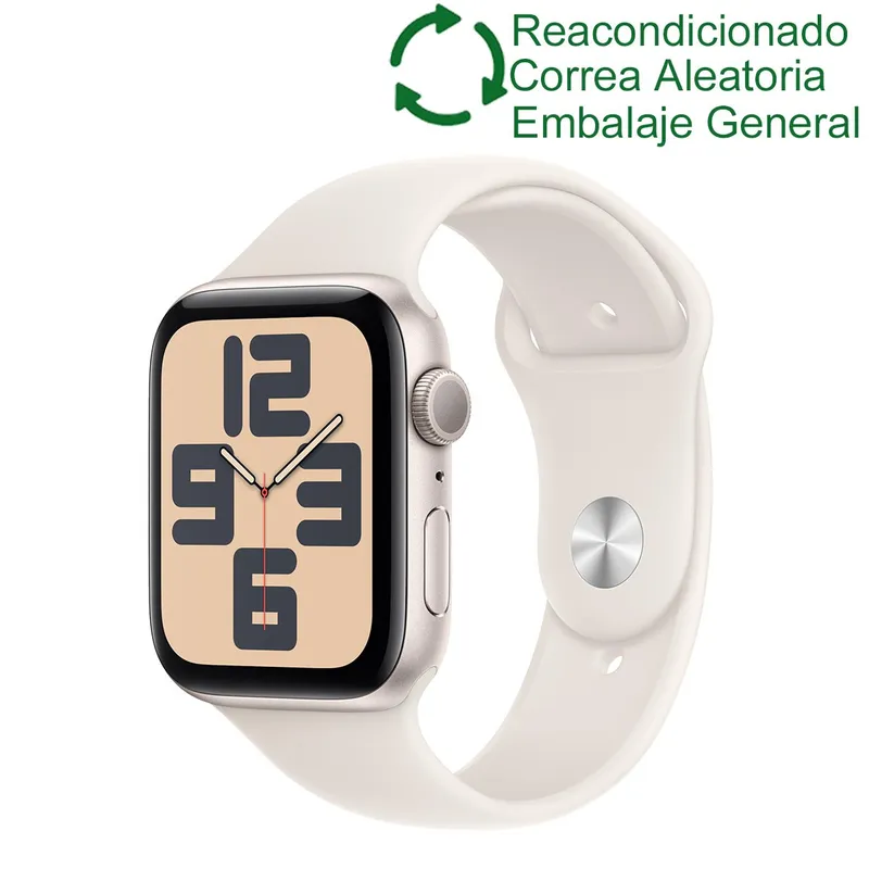 APPLE - Apple Watch SE 2022 40mm GPS - Starlight Reacondicionado Semi Nuevo