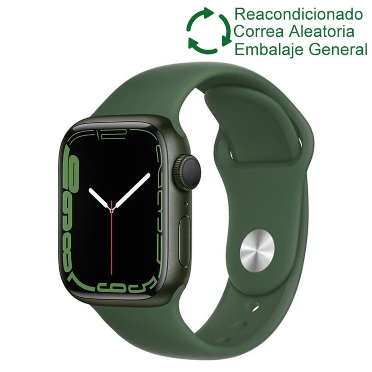 APPLE - Apple Watch Series 7 41mm GPS - Verde ReacondicionadoSemi Nuevo
