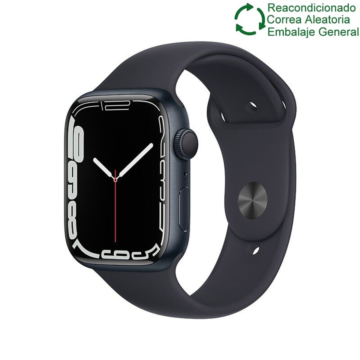 APPLE - Apple Watch Series 7 41mm GPS-Negro ReacondicionadoSemi Nuevo
