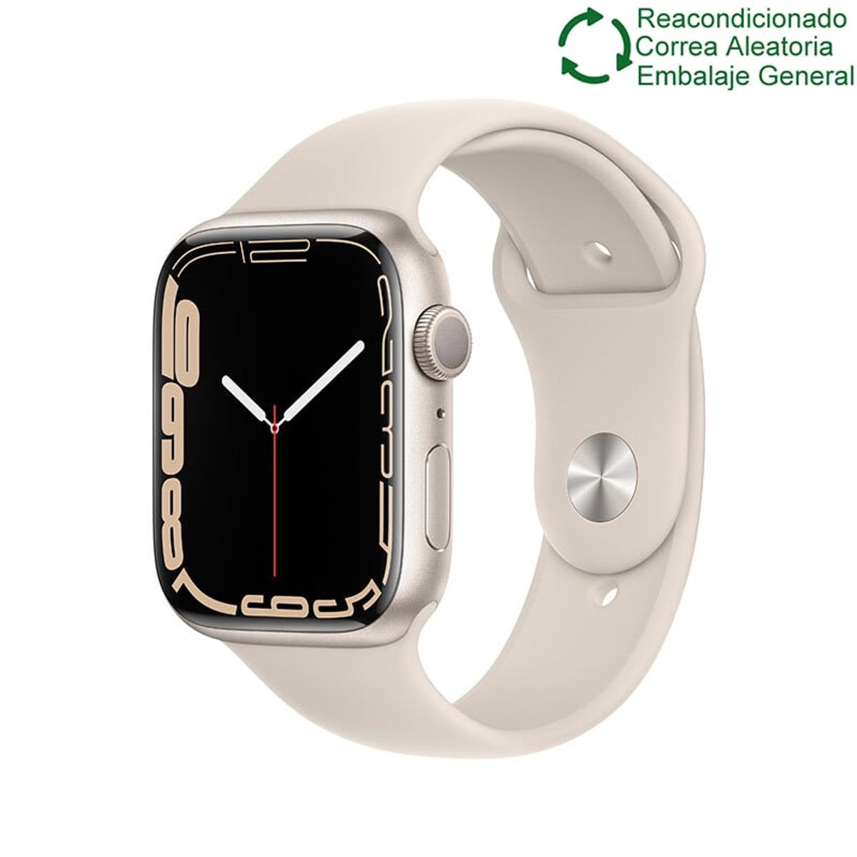 APPLE - Apple Watch Series 7 45mm GPS - Blanco Reacondicionado Semi Nuevo