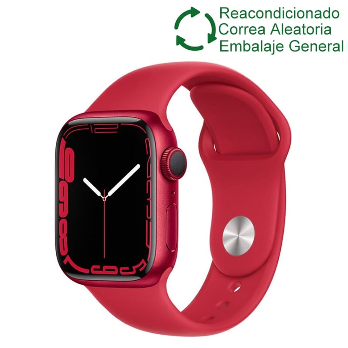 APPLE - Apple Watch Series 7 45mm GPS-Rojo Reacondicionado Semi Nuevo