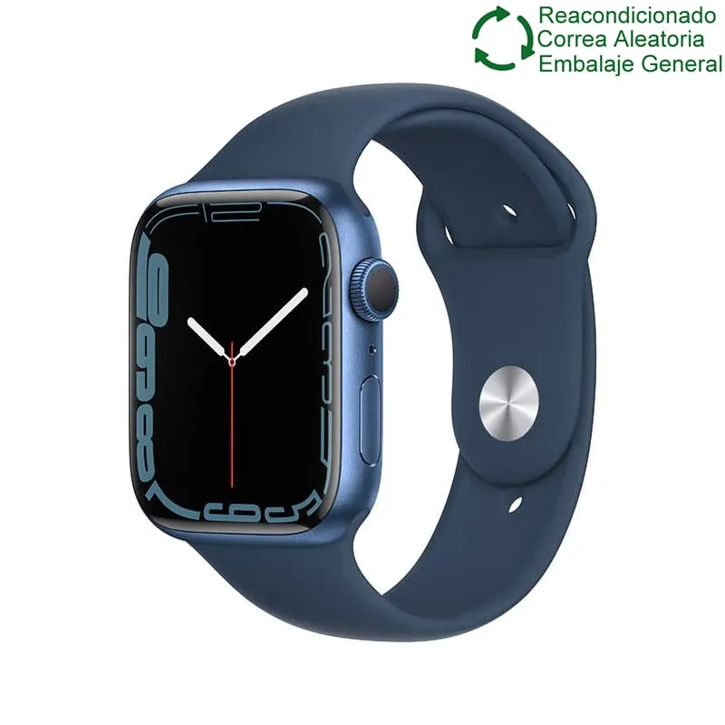 APPLE - Apple Watch Series 7 45mm GPS - Azul Reacondicionado Semi Nuevo