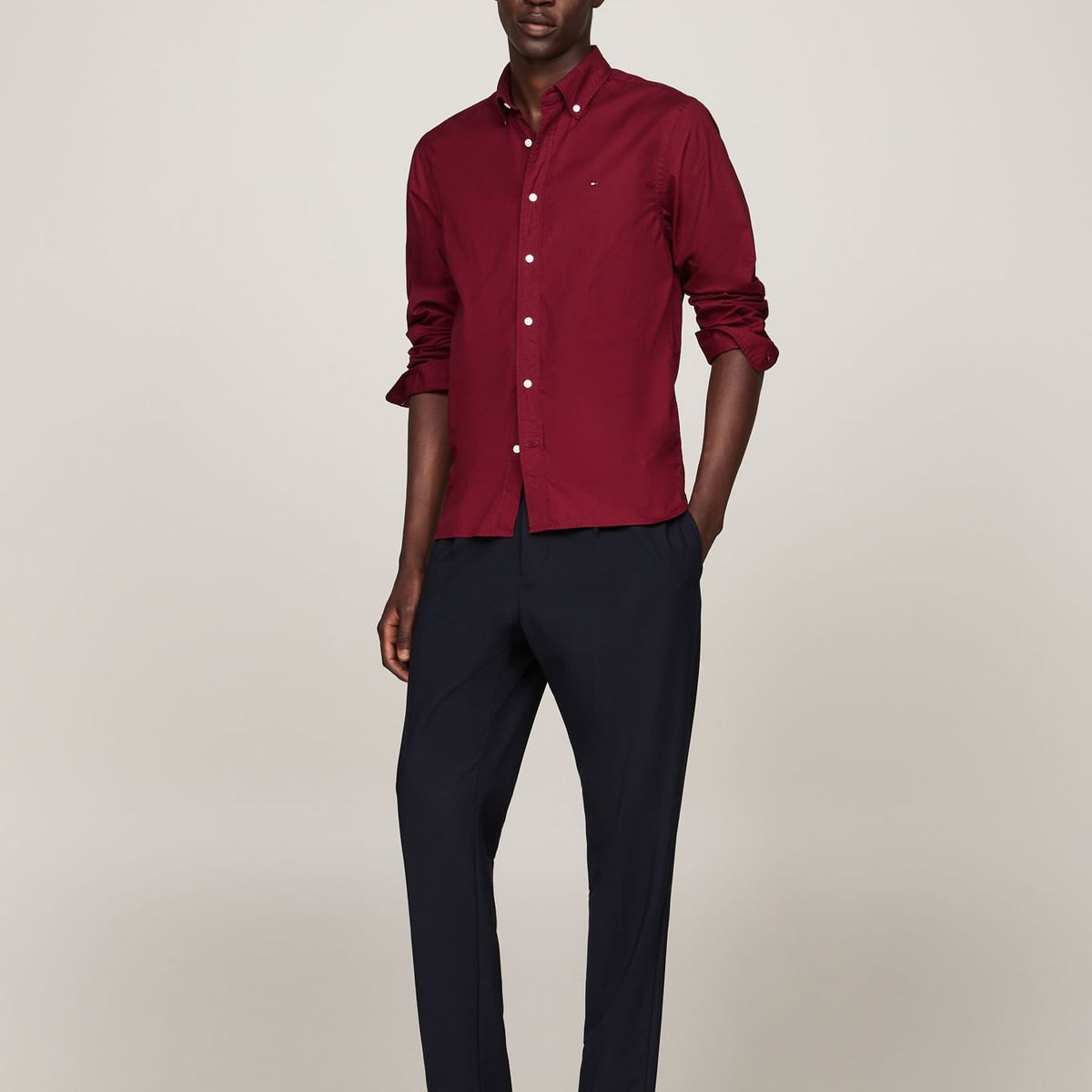 TOMMY HILFIGER - CAMISA FLEX POPLIN RF SHIRT