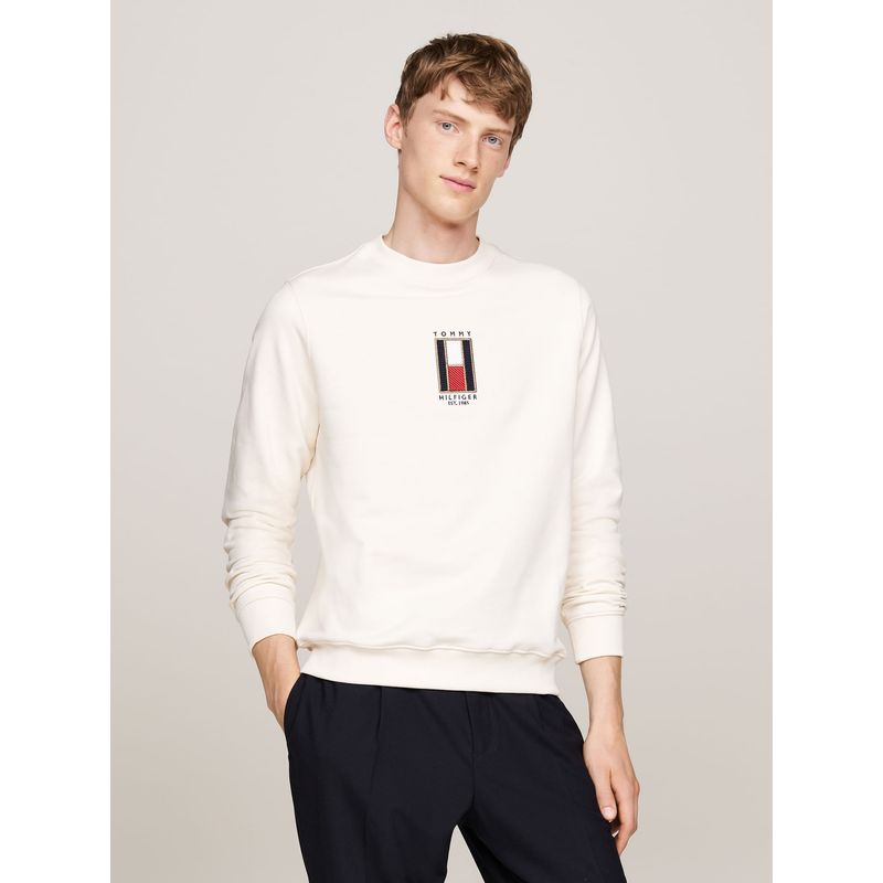 TOMMY HILFIGER - SWEATSHIRT VERTICAL FLAG SWEATSHIRT