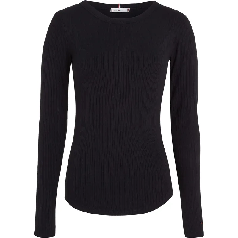 TOMMY HILFIGER - CAMISETA SLIM 5X2 RIB O-NK LS