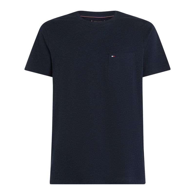 TOMMY HILFIGER - CAMISETA M/C ESSENTIAL HTR POCKET TEE