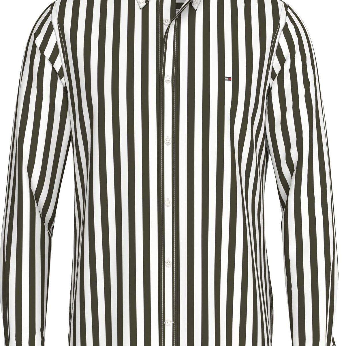 TOMMY HILFIGER - CAMISA OXFORD BOLD STRIPE SF SHIRT TH