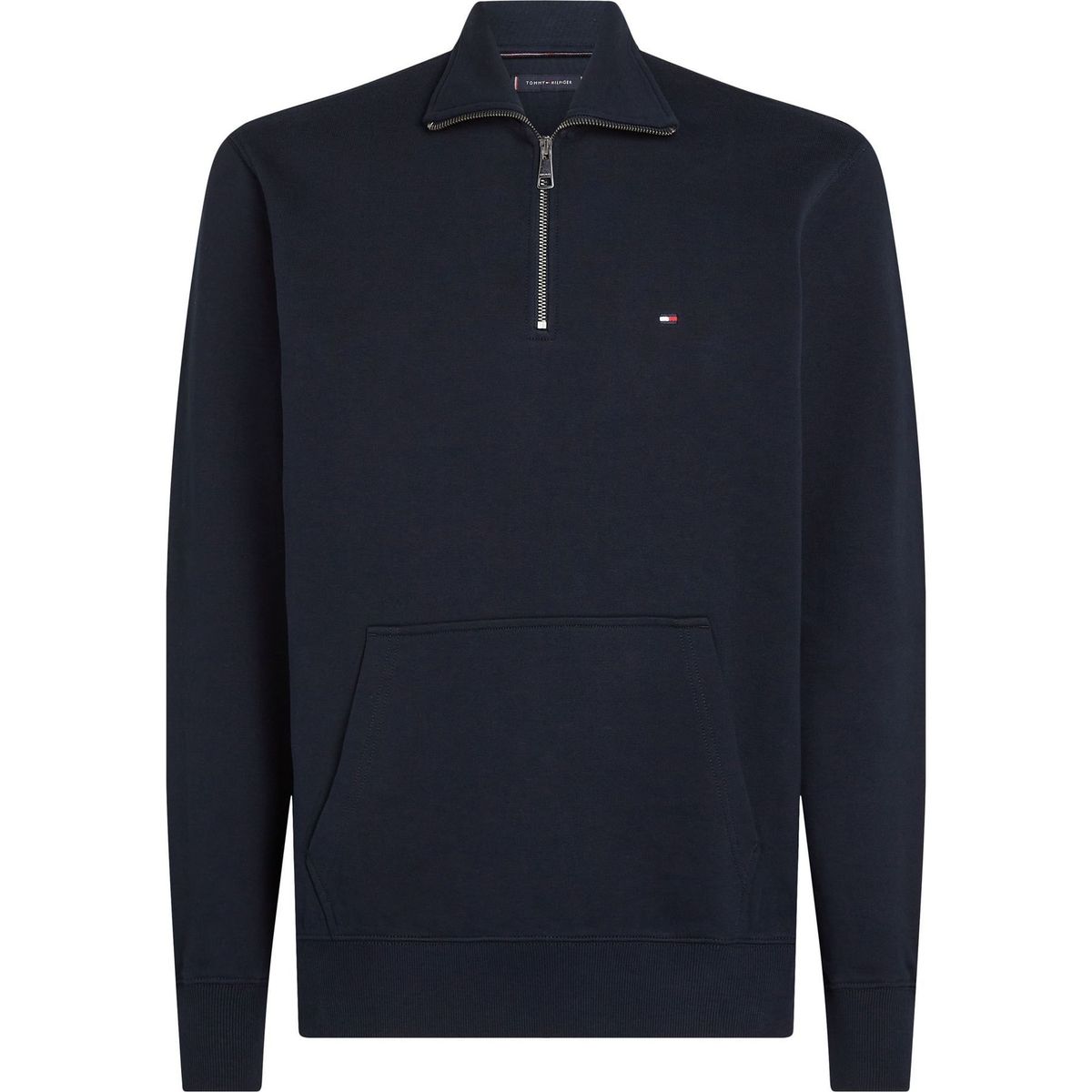 TOMMY HILFIGER - SWEATSHIRT ESSENTIAL TERRY 1/4 ZIP