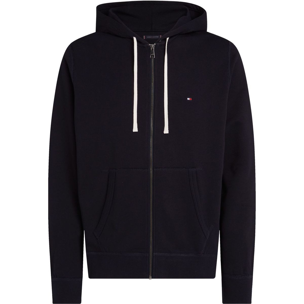 TOMMY HILFIGER - SWEATSHIRT ESSENTIAL TERRY ZIP THROUGH