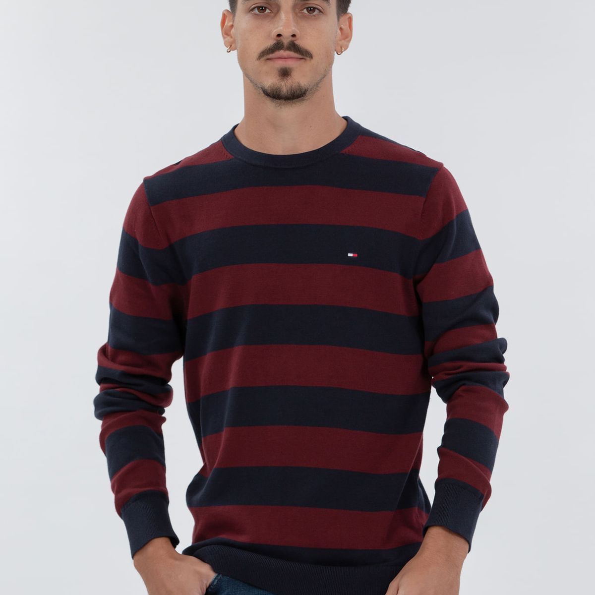 TOMMY HILFIGER - SWEATER ESSENTIAL COTTON CREW NECK