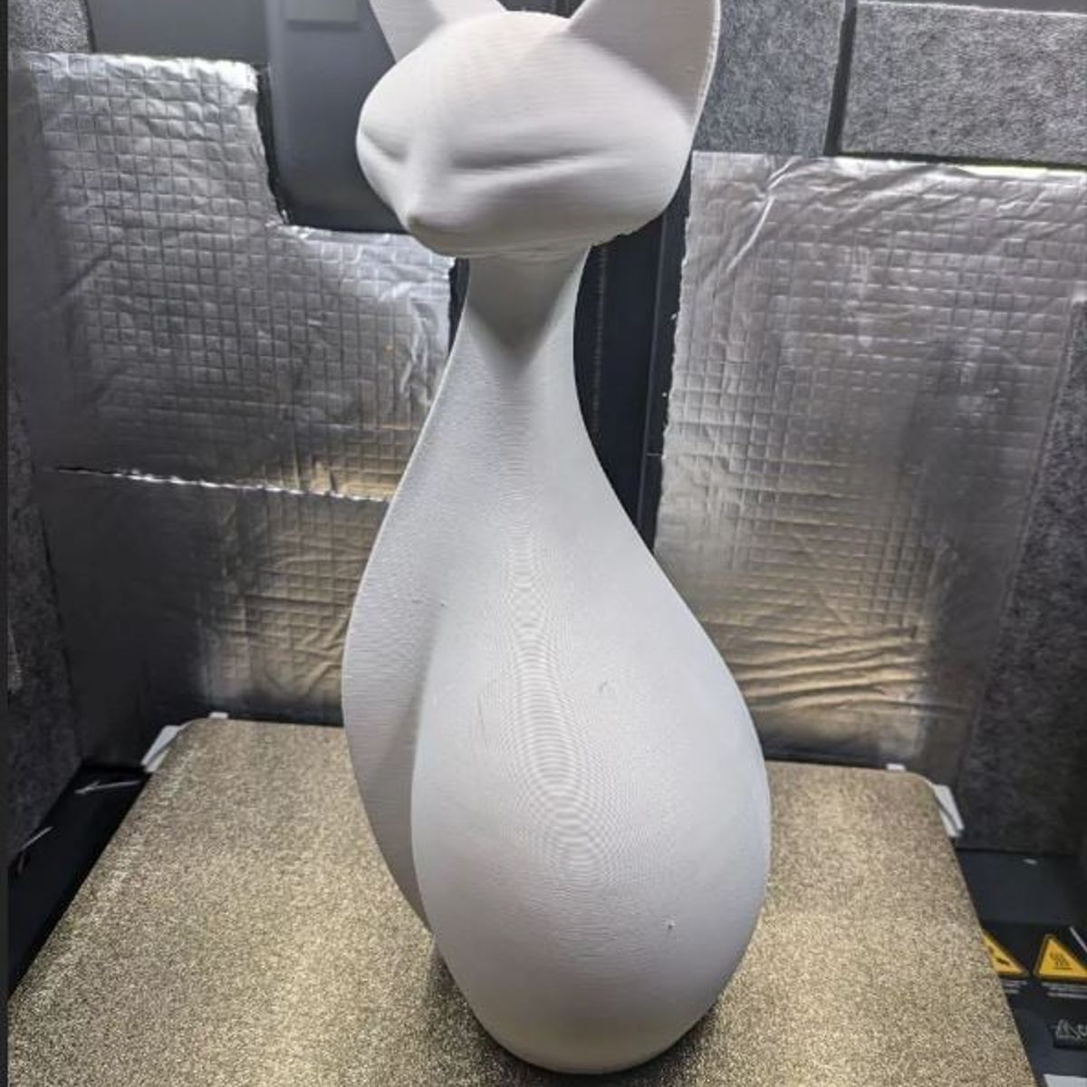 GENERICO - ADORNO EXCLUSIVO GATO BLANCO 23cm x 10cm x 10cm