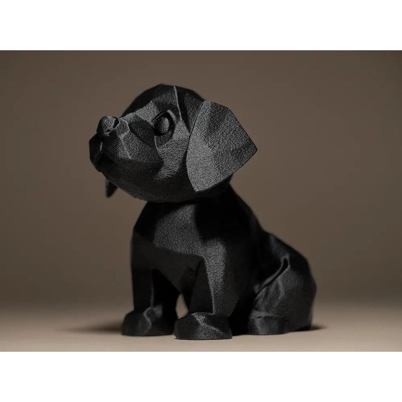 GENERICO - ADORNO EXCLUSIVO CACHORRO NEGRO 23cm x 17cm x 23cm