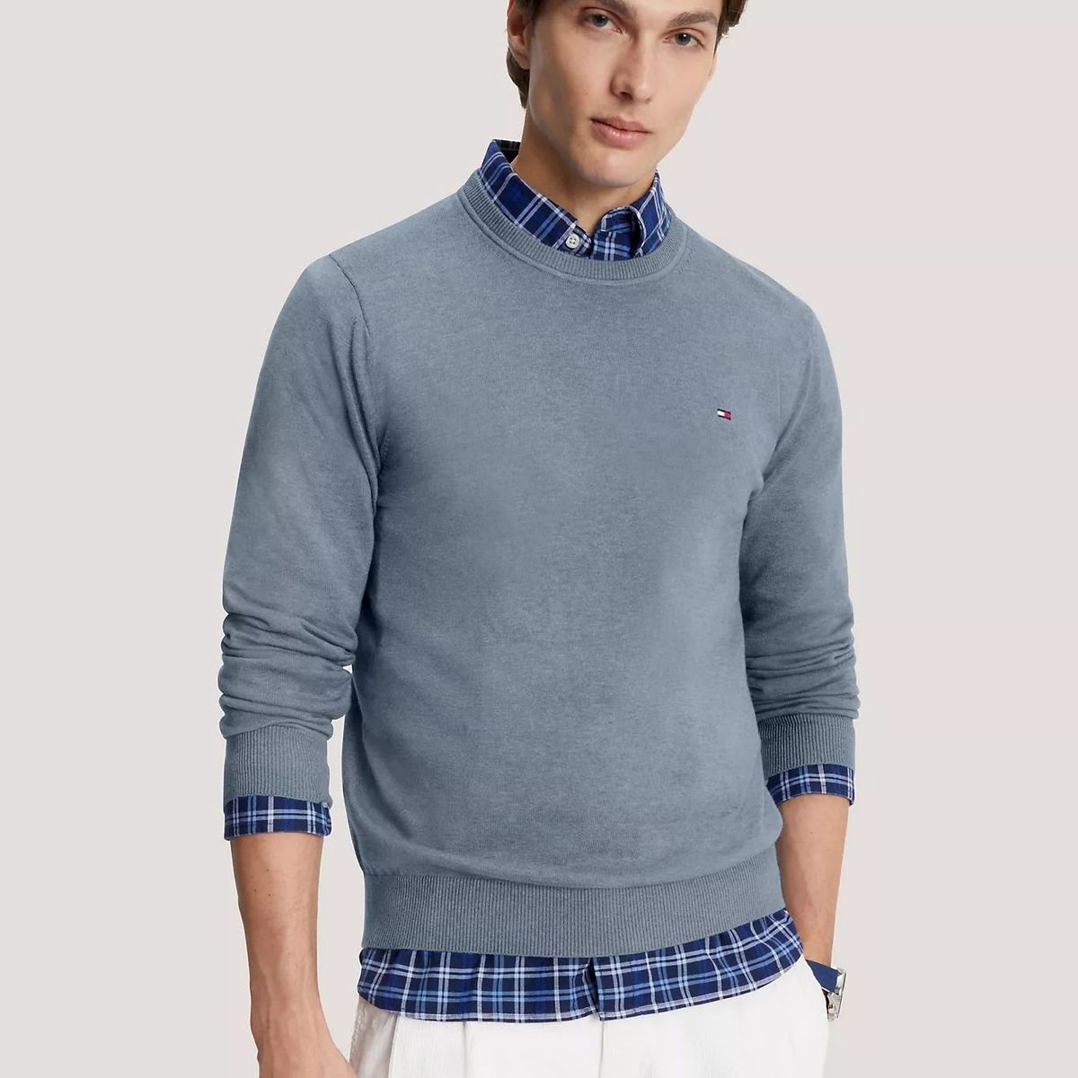 TOMMY HILFIGER - SWEATER  M AMHERST CREW NECK SWEATER
