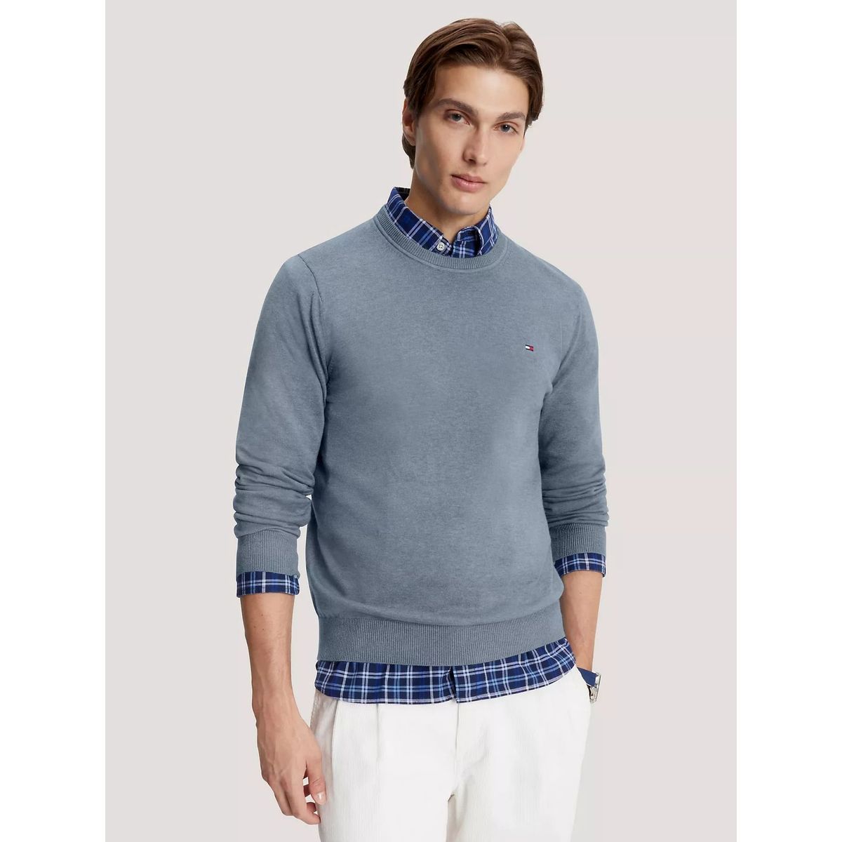 TOMMY HILFIGER - SWEATER  M AMHERST CREW NECK SWEATER