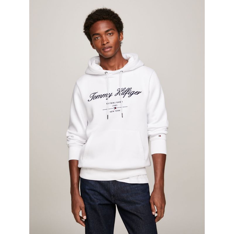 TOMMY HILFIGER - SWEATSHIRT SCRIPT LOGO HOODY
