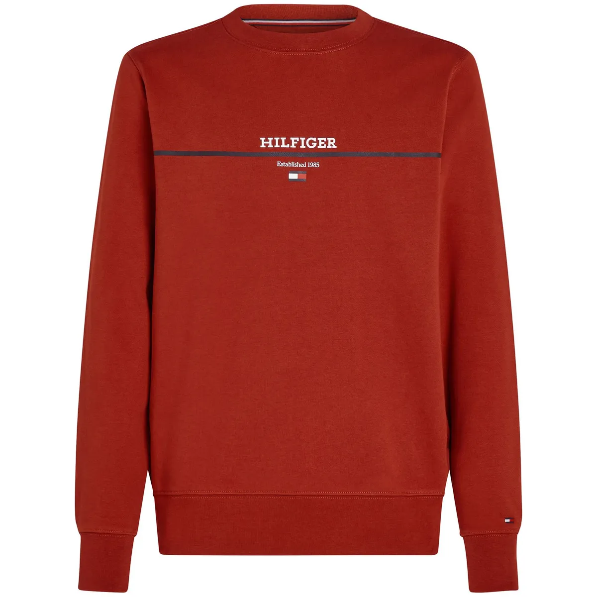 TOMMY HILFIGER - SWEATSHIRT HILFIGER STRIPE TERRY SWEATSHI