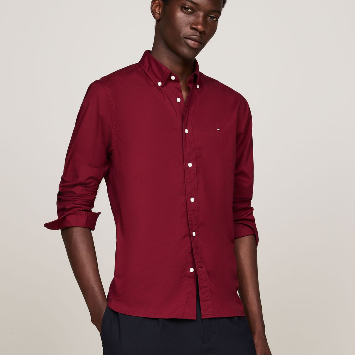 TOMMY HILFIGER - CAMISA FLEX POPLIN RF SHIRT