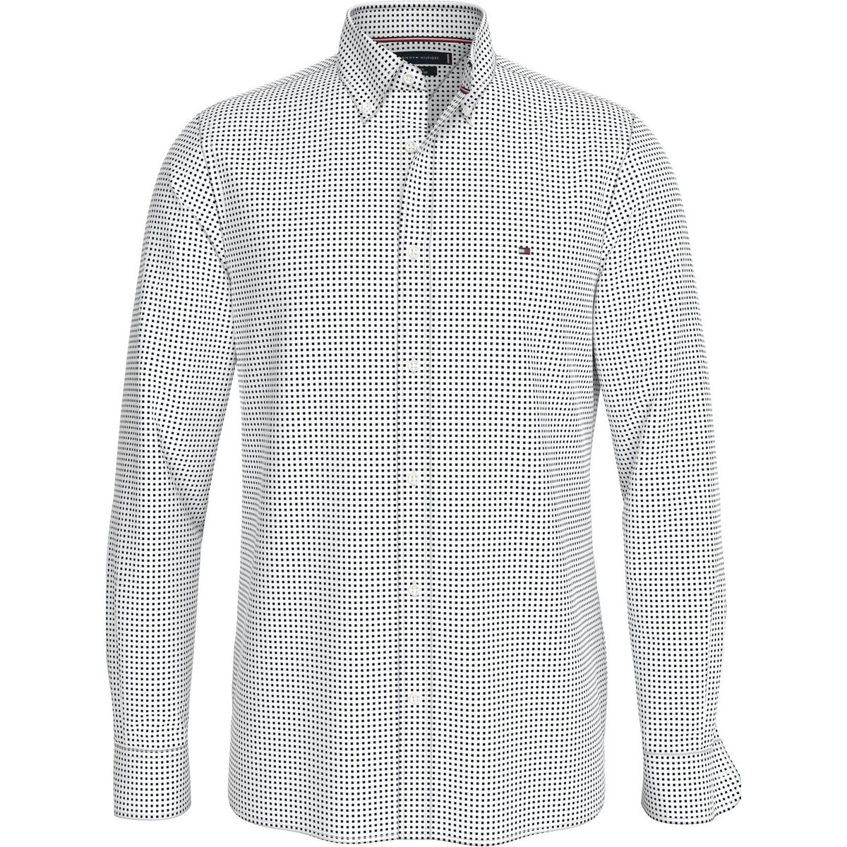 TOMMY HILFIGER - CAMISA MICRO PRINT SF SHIRT TH