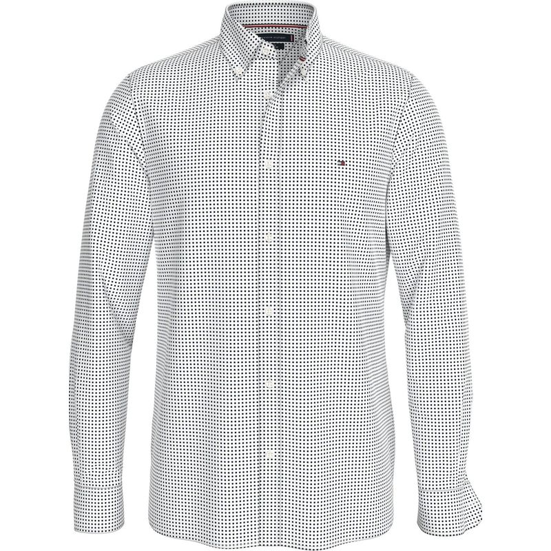 TOMMY HILFIGER - CAMISA MICRO PRINT SF SHIRT TH