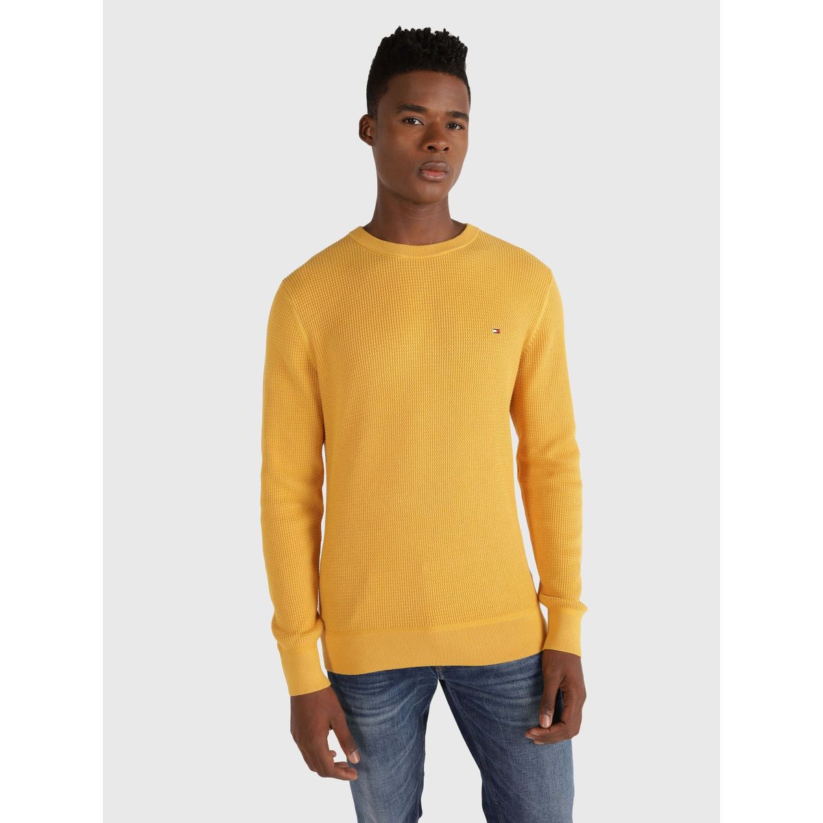 TOMMY HILFIGER - SWEATER REFINED STRUCTURE CREW NK