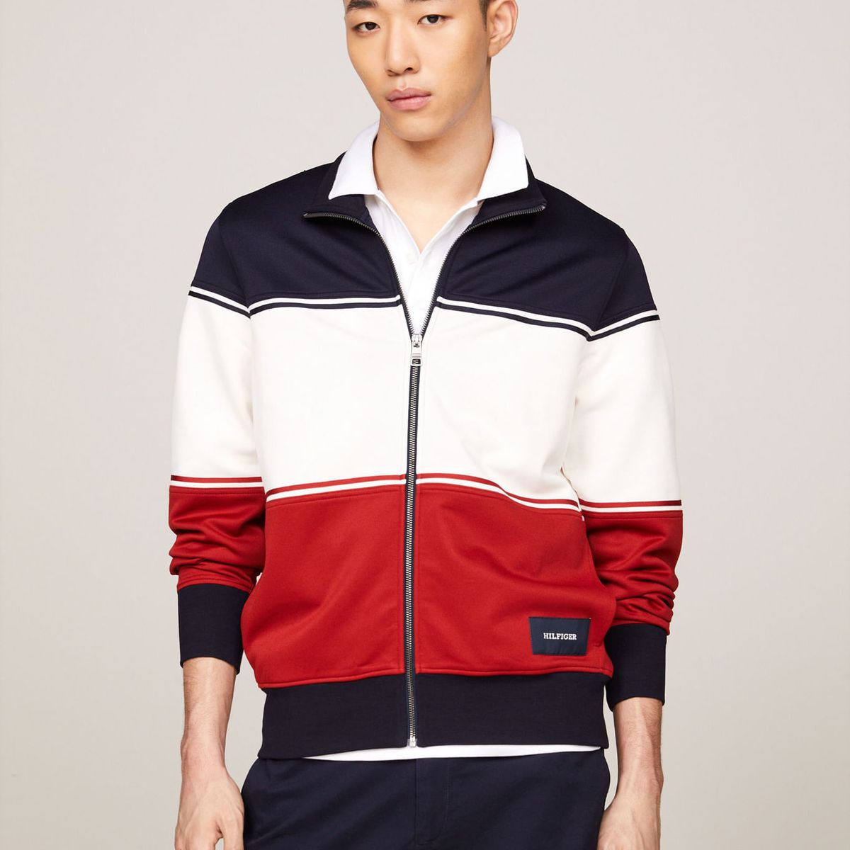 TOMMY HILFIGER - CASACA COLOURBLOCK TRACK JACKET