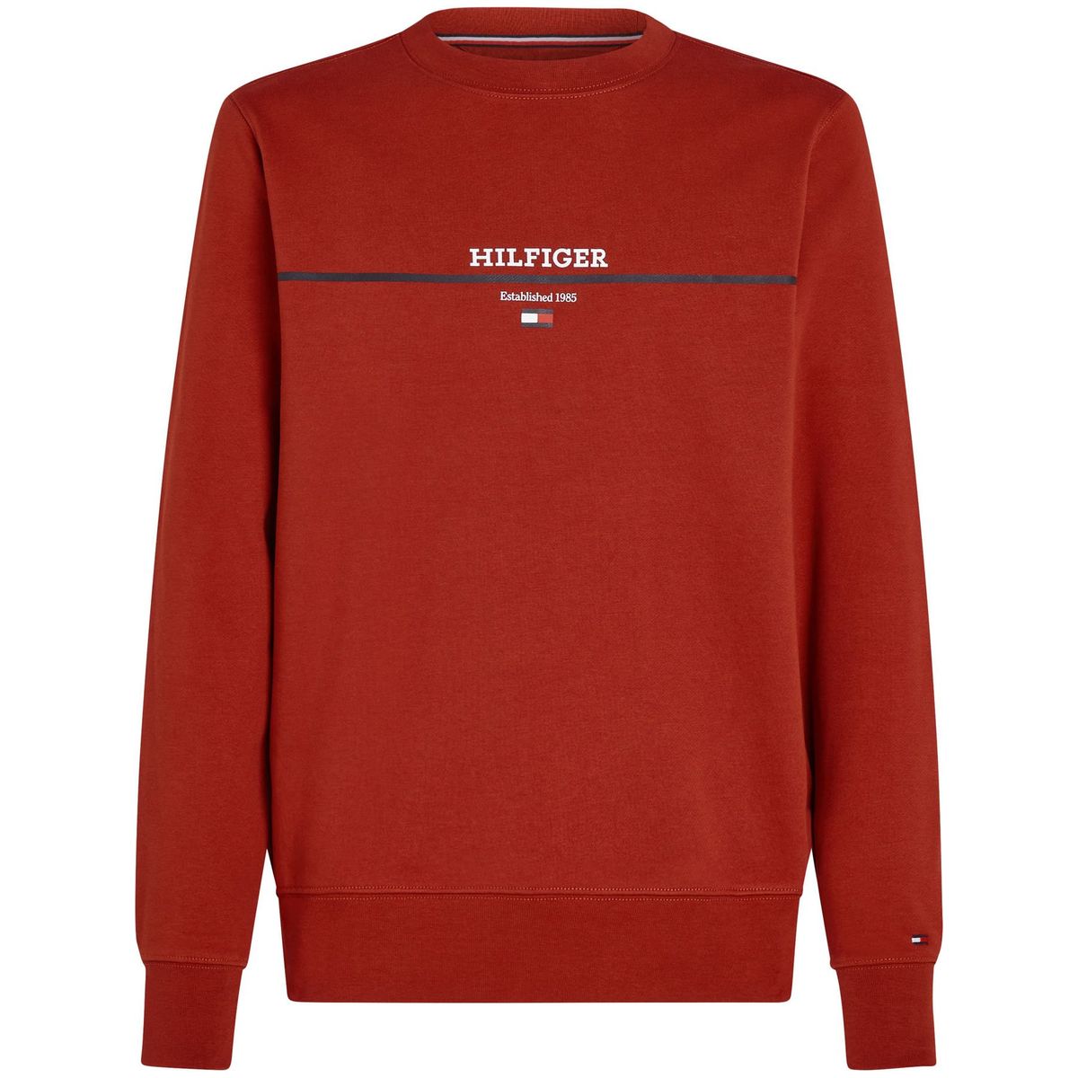 TOMMY HILFIGER - SWEATSHIRT HILFIGER STRIPE TERRY SWEATSHI