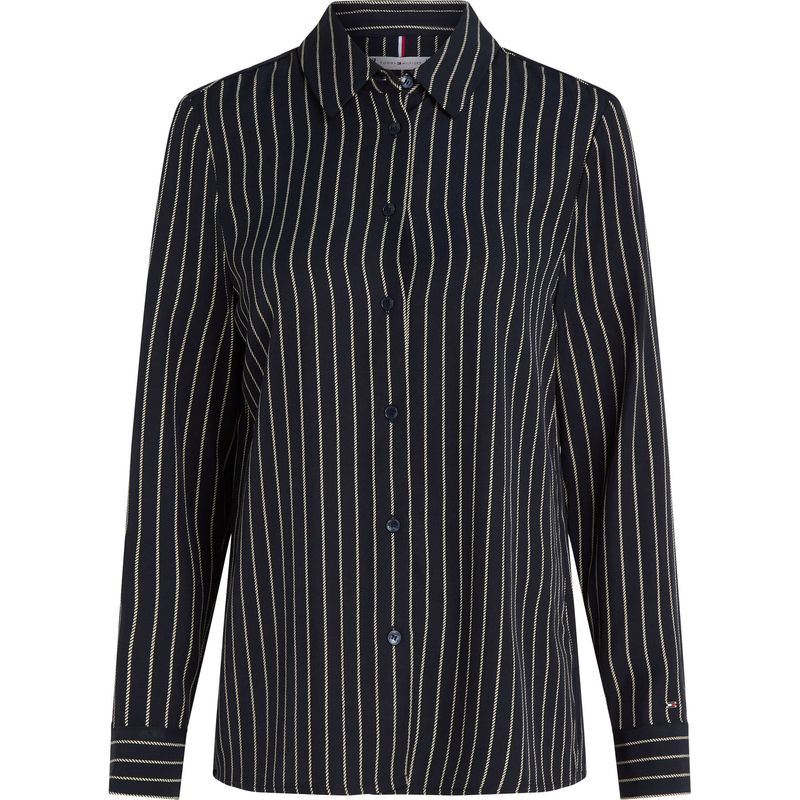 TOMMY HILFIGER - BLUSA FLUID VISCOSE REGULAR LS SHIRT TH