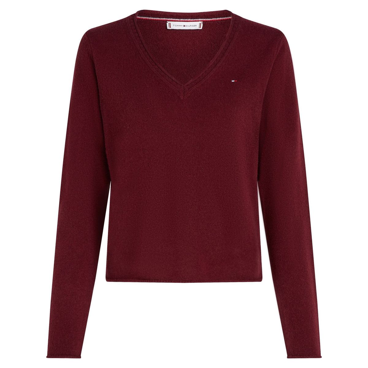 TOMMY HILFIGER - SWEATER SOFT WOOL V-NK SWEATER
