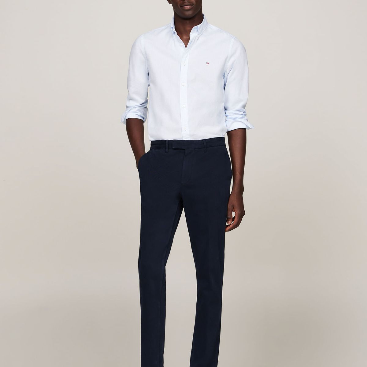 TOMMY HILFIGER - CAMISA MICRO PRINT SF SHIRT TH