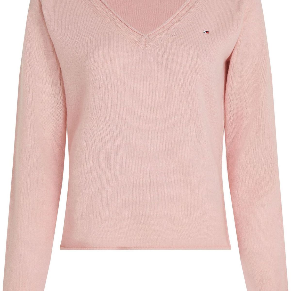 TOMMY HILFIGER - SWEATER SOFT WOOL V-NK SWEATER