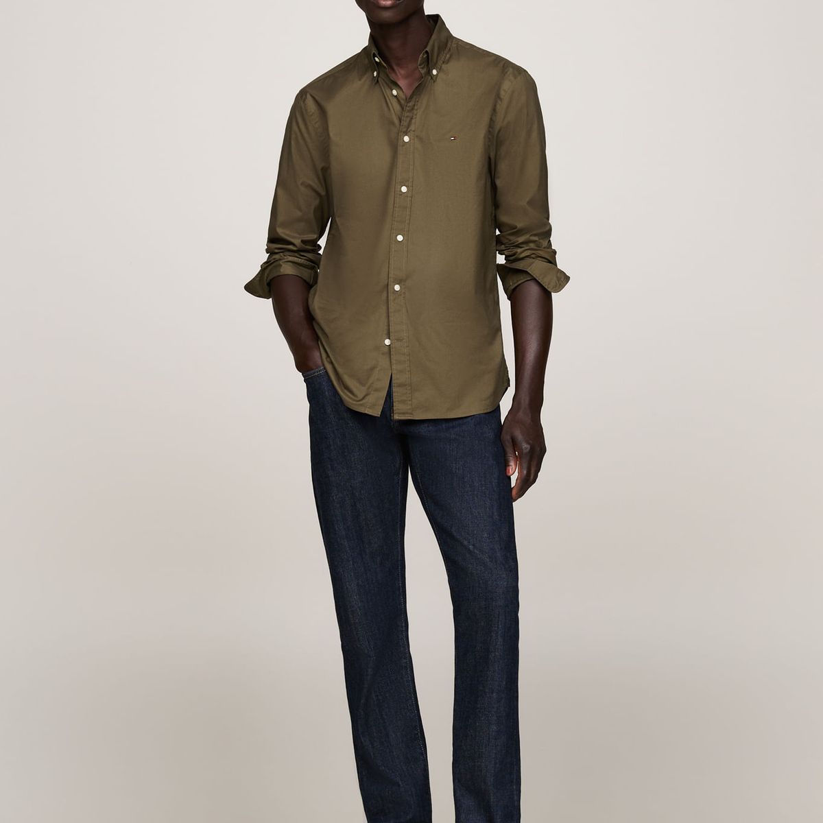 TOMMY HILFIGER - CAMISA FLEX POPLIN RF SHIRT