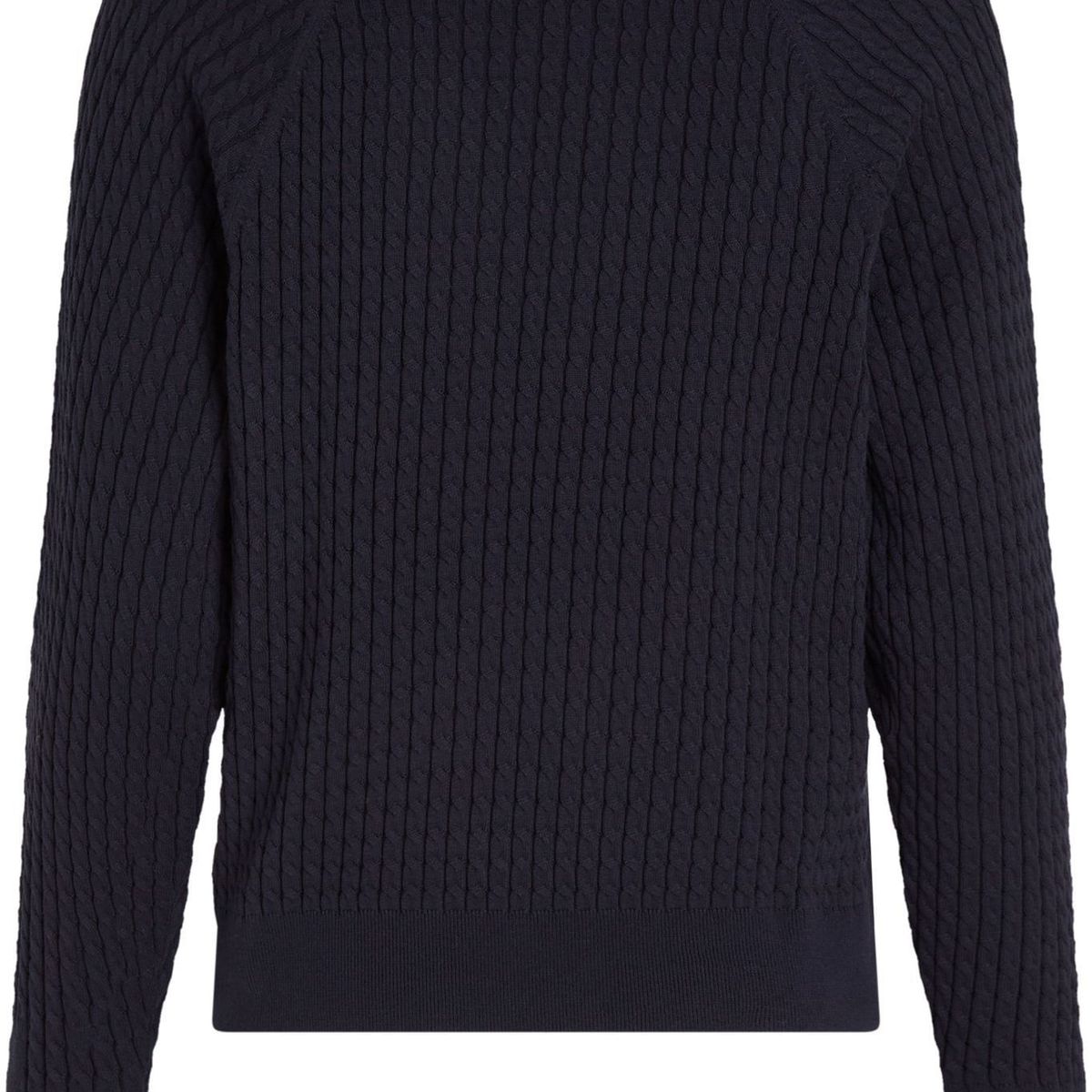 TOMMY HILFIGER - SWEATER CO CABLE V-NK SWEATER