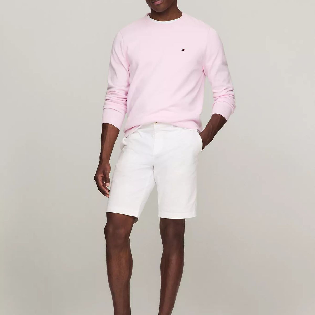 TOMMY HILFIGER - SWEATER  M AMHERST CREW NECK SWEATER