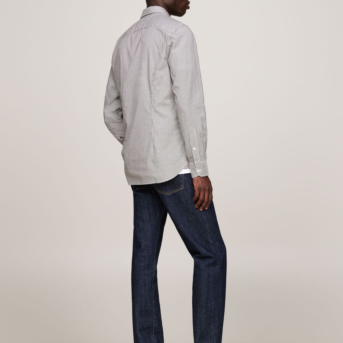 TOMMY HILFIGER - CAMISA MICRO GINGHAM POPLIN SF SHIRT TH