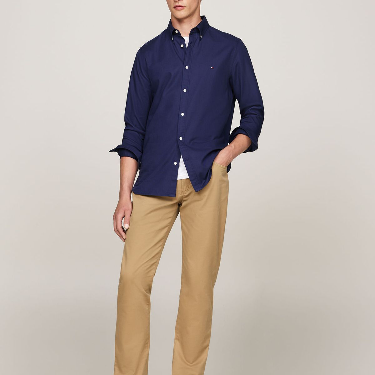 TOMMY HILFIGER - CAMISA FLEX DOBBY SF SHIRT