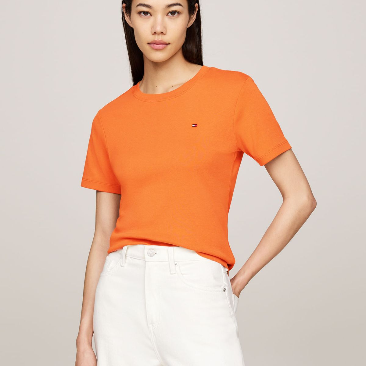 TOMMY HILFIGER - CAMISETA M/C SLIM CODY C-NK SS TH