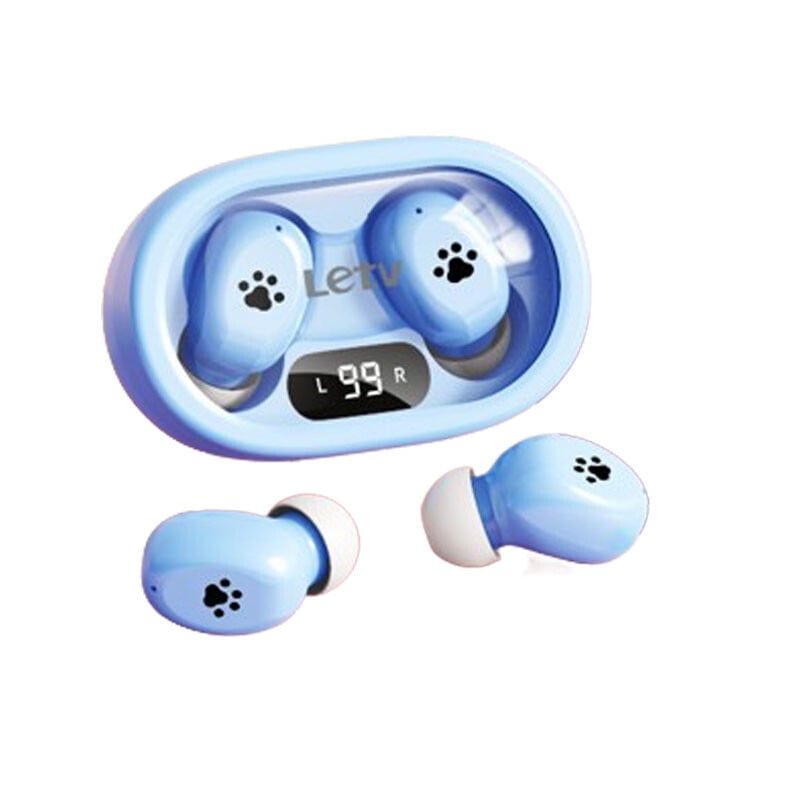 DANWEILE - Auriculares Bluetooth estéreo de alta fidelidad Letv TWS - Azul