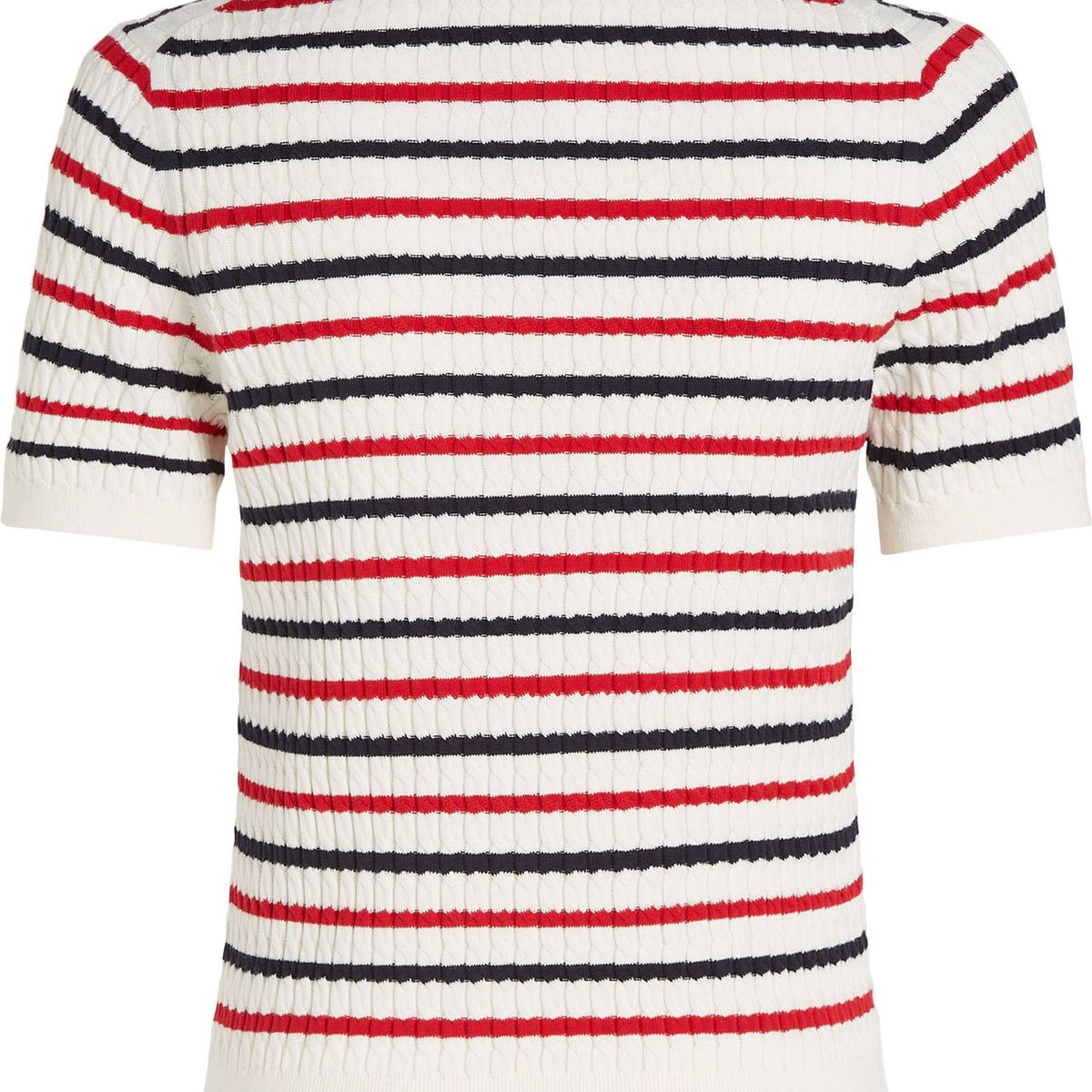 TOMMY HILFIGER - SWEATER CO CABLE C-NK SS SWT