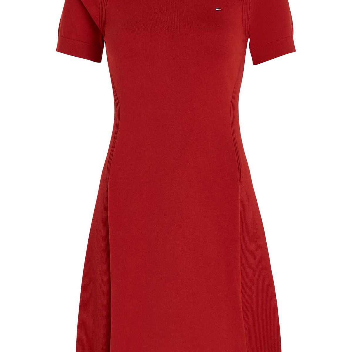 TOMMY HILFIGER - VESTIDO CO JERSEY STITCH F&F DRESS