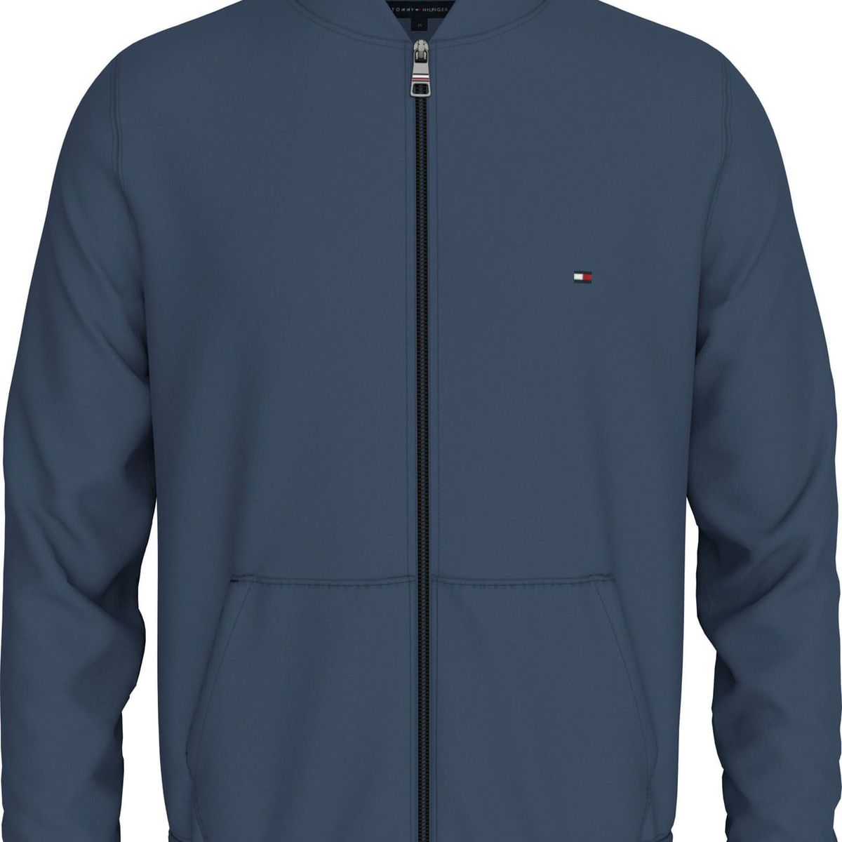 TOMMY HILFIGER - SWEATSHIRT FLAG LOGO BASEBALL ZIP THROUGH